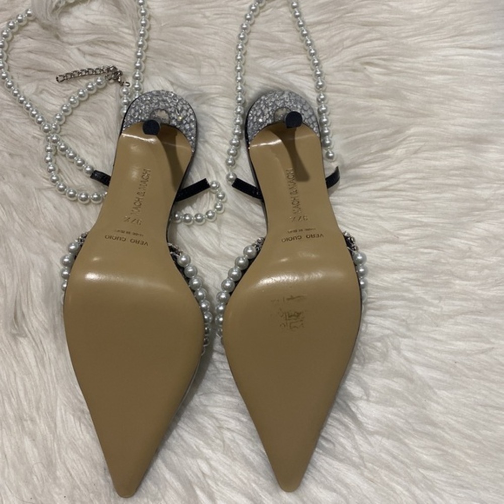 Mach & Mach Diamond of Elizabeth‎ embellished pvc pump size 37.5EU - Picture 11 of 13